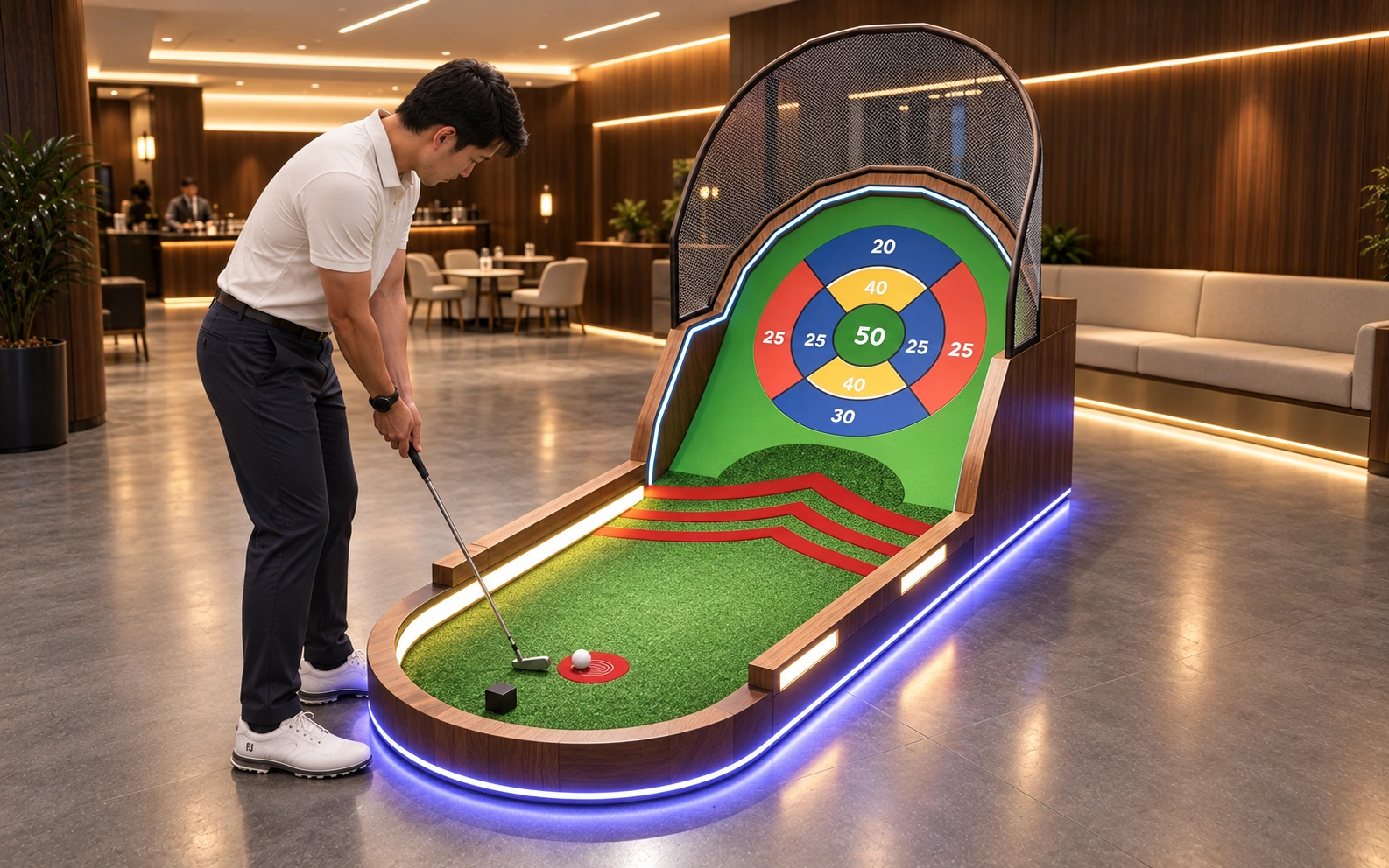 Golf Target Shooting Hole