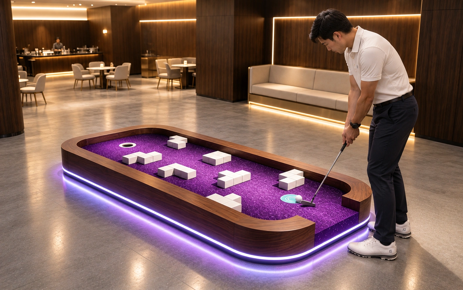 Cube Maze Golf Hole